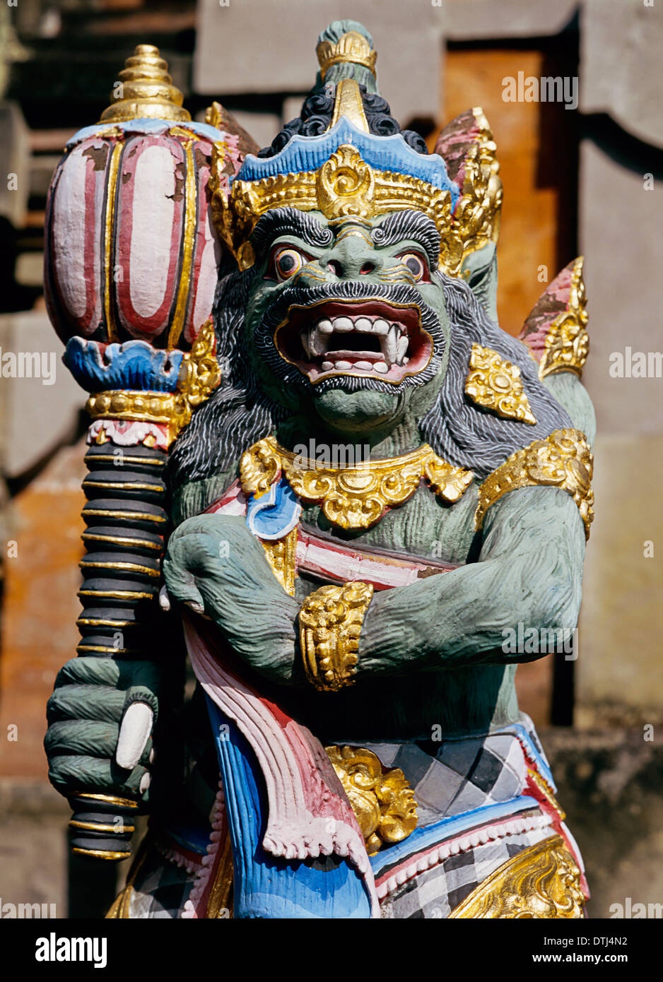 Dettaglio della statua in Rudana Art Museum, Bali, Indonesia Foto Stock