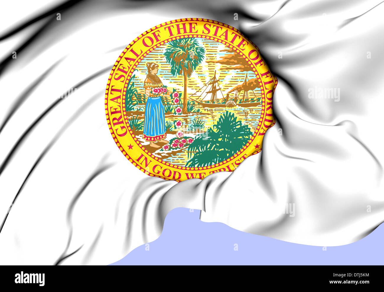 Guarnizione dello stato della Florida, Stati Uniti d'America. Close up. Foto Stock