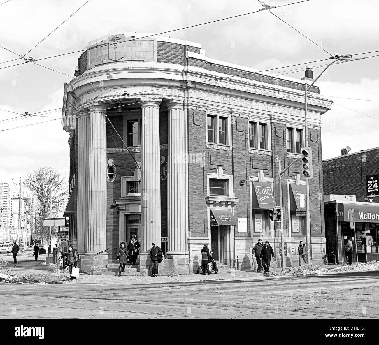 Antica farmacia edificio a Toronto in Canada Foto Stock