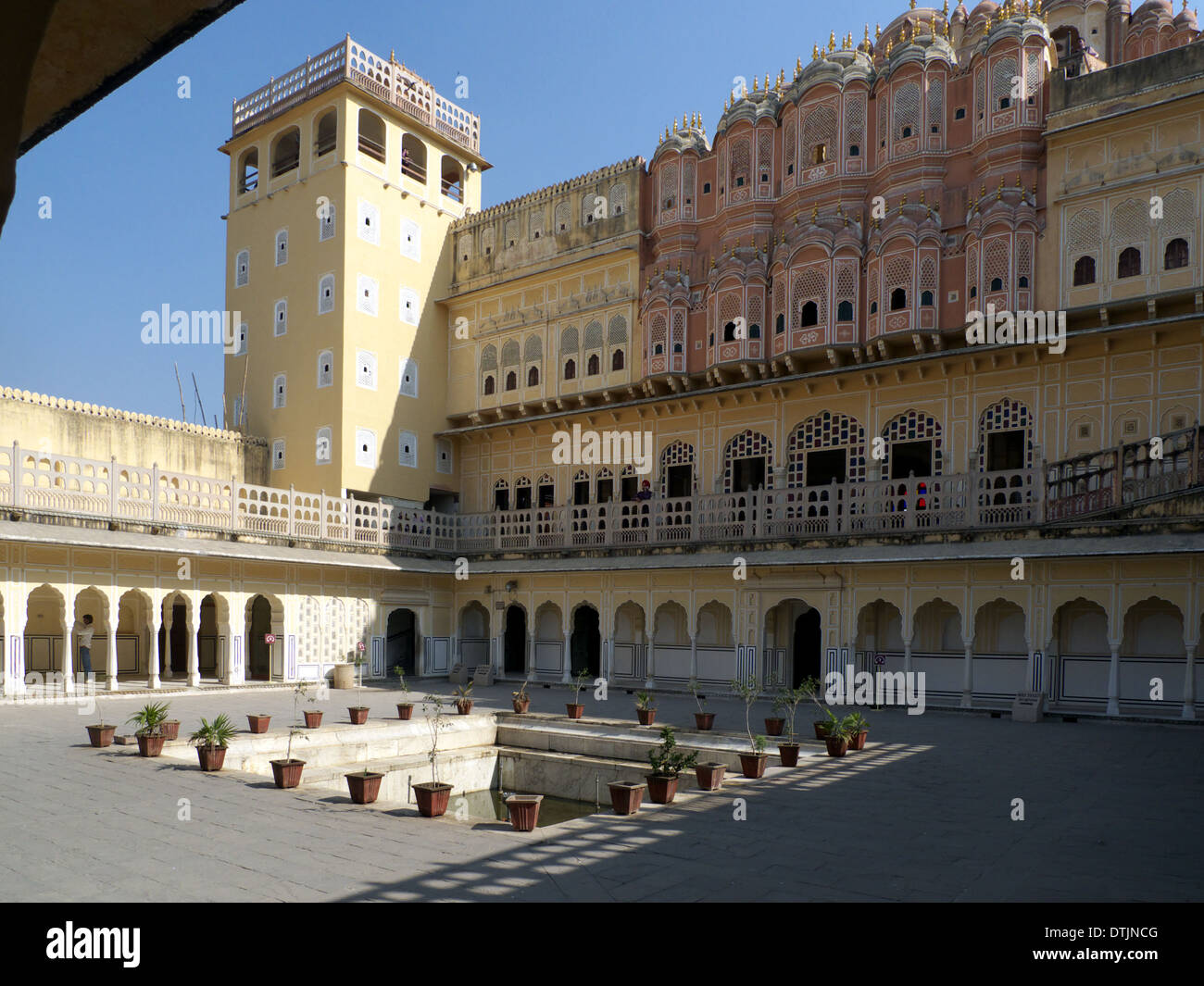 Palazzo dei venti, Jaipur, Rajasthan, India Foto Stock