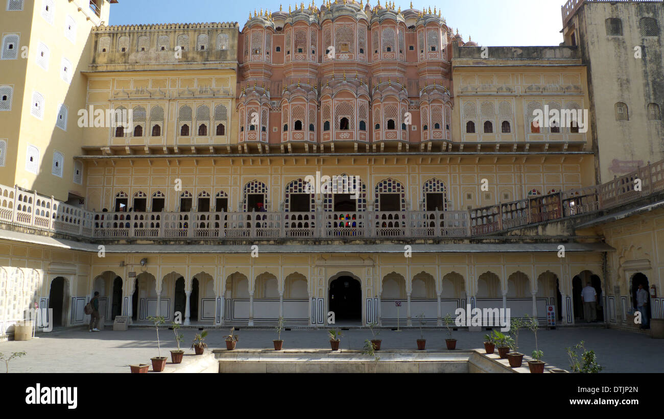 Palazzo dei venti, Jaipur, Rajasthan, India Foto Stock