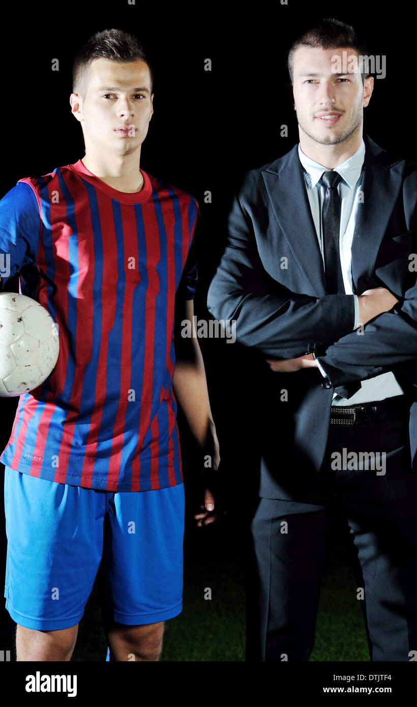 Sport professionale manager e coach Foto Stock