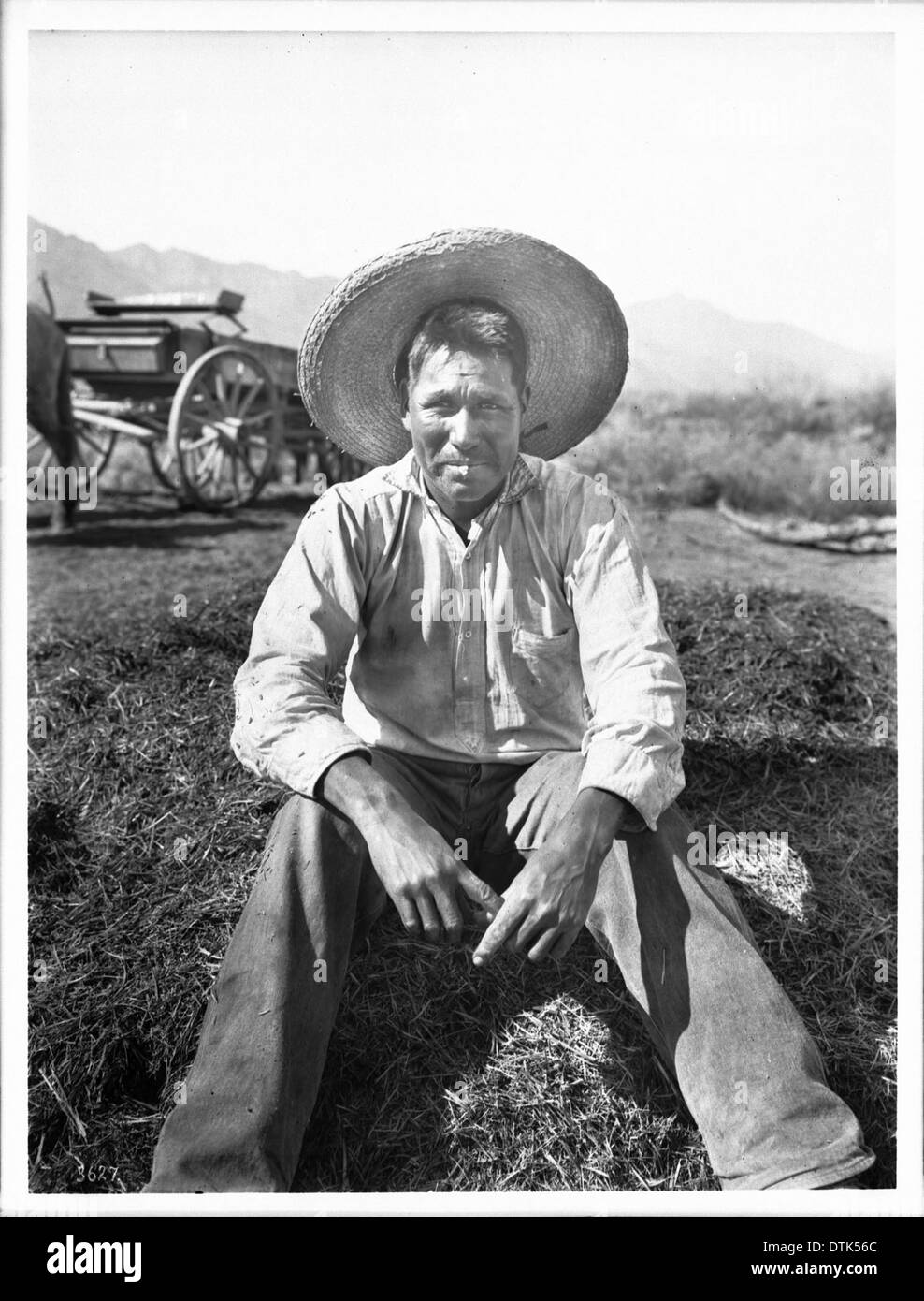 Pima uomo indiano, William Breckenridge Pima, Arizona, ca.1900 Foto Stock