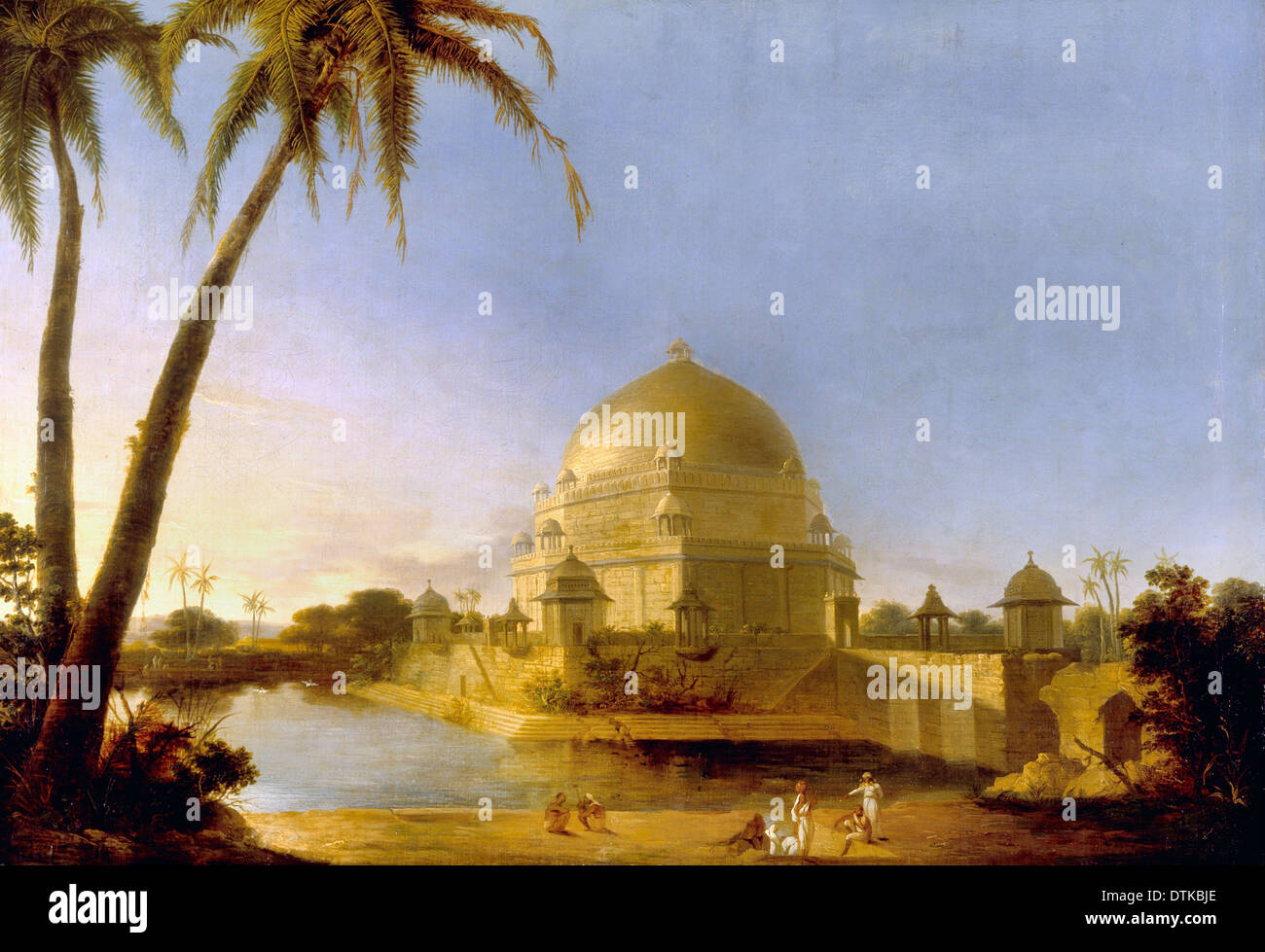 D. Robert, tomba di Sher Shah, Sasaram, Bihar. Circa 1790. Olio su tela. Yale Center per British Art di New Haven, Stati Uniti d'America. Foto Stock