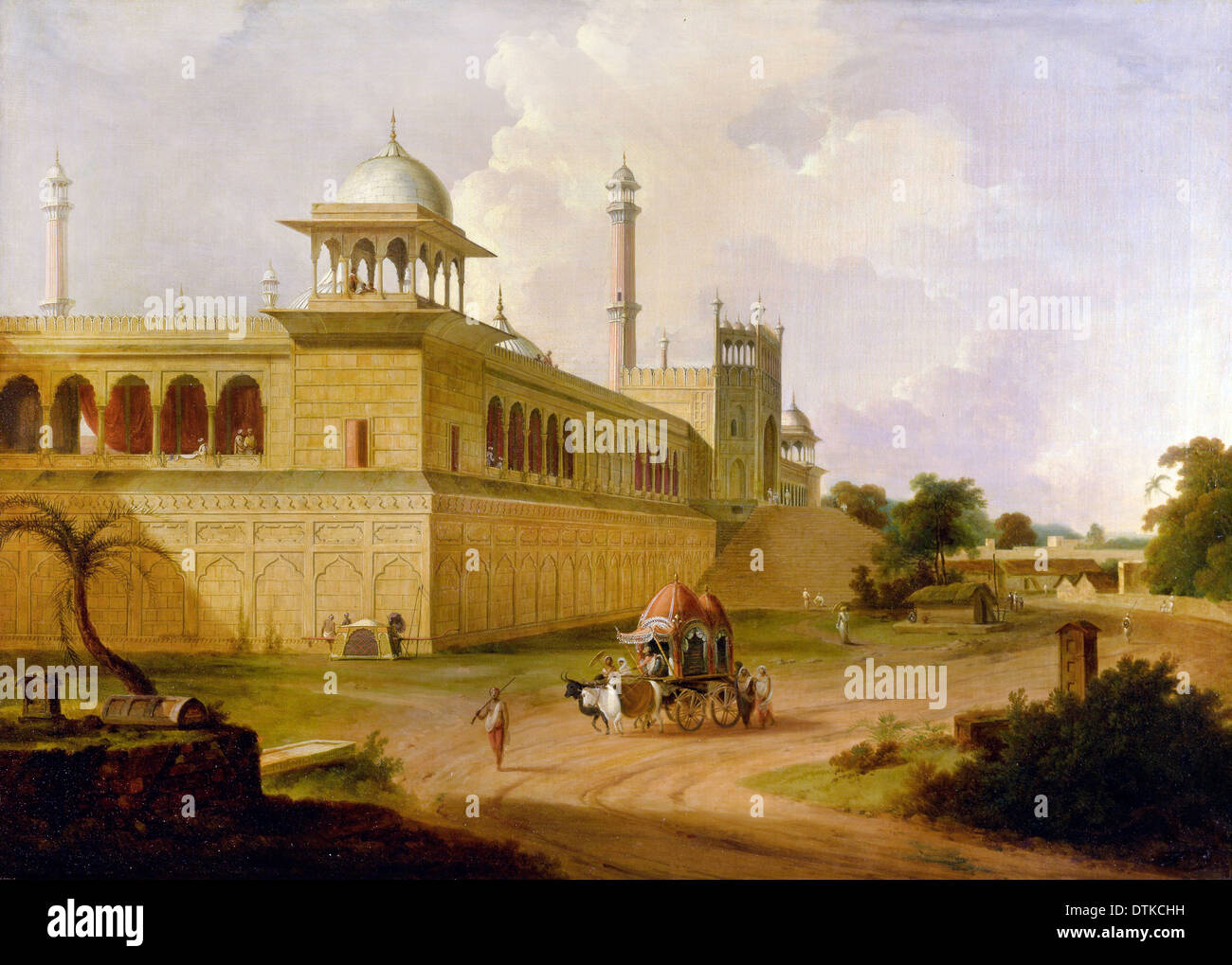 Arthur Devis, Jami Masjid, Delhi 1811 olio su tela. Yale Center per British Art di New Haven, Stati Uniti d'America. Foto Stock