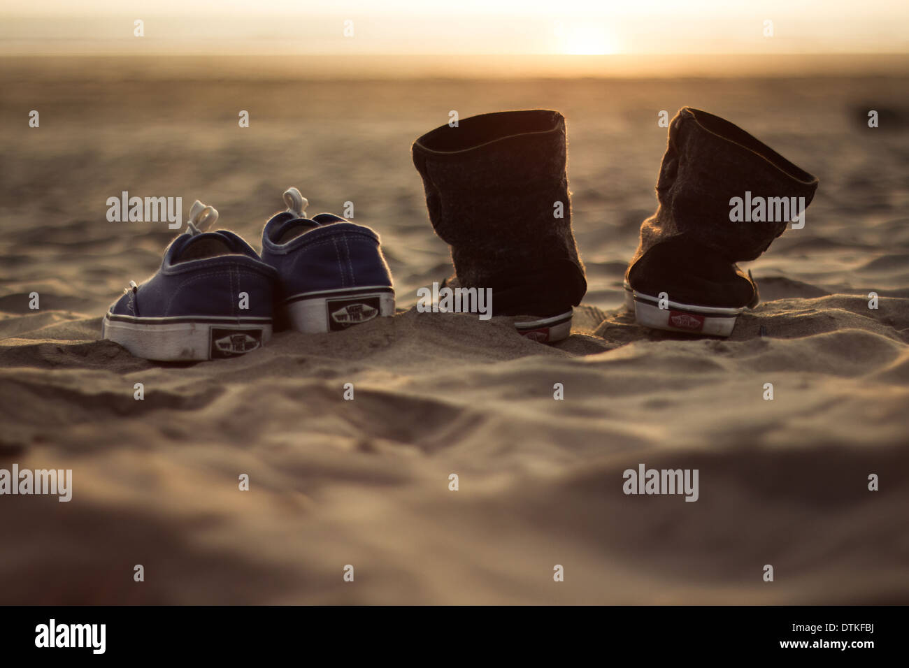 Presso la spiaggia Foto Stock