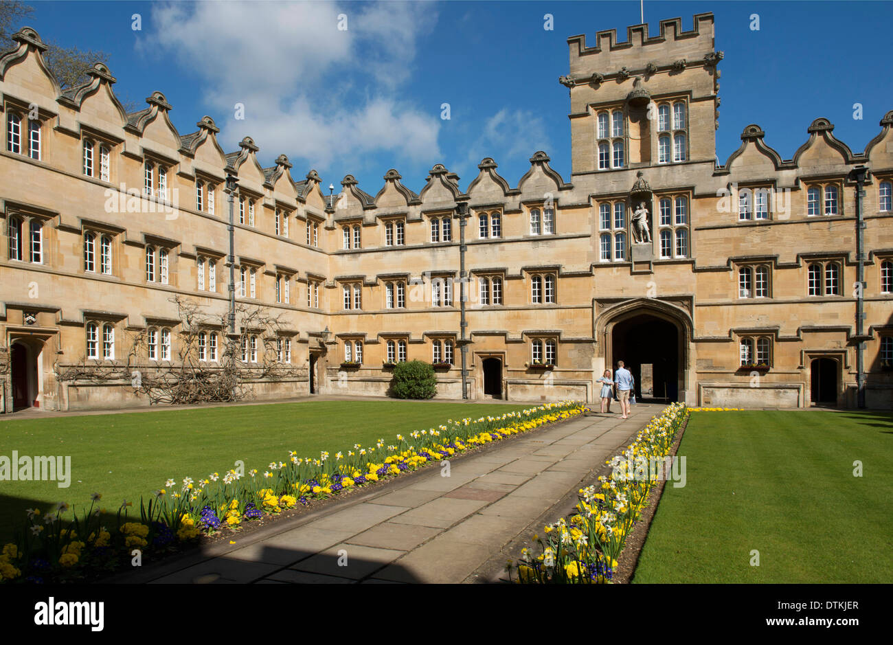 Quad, University College di Oxford Foto Stock