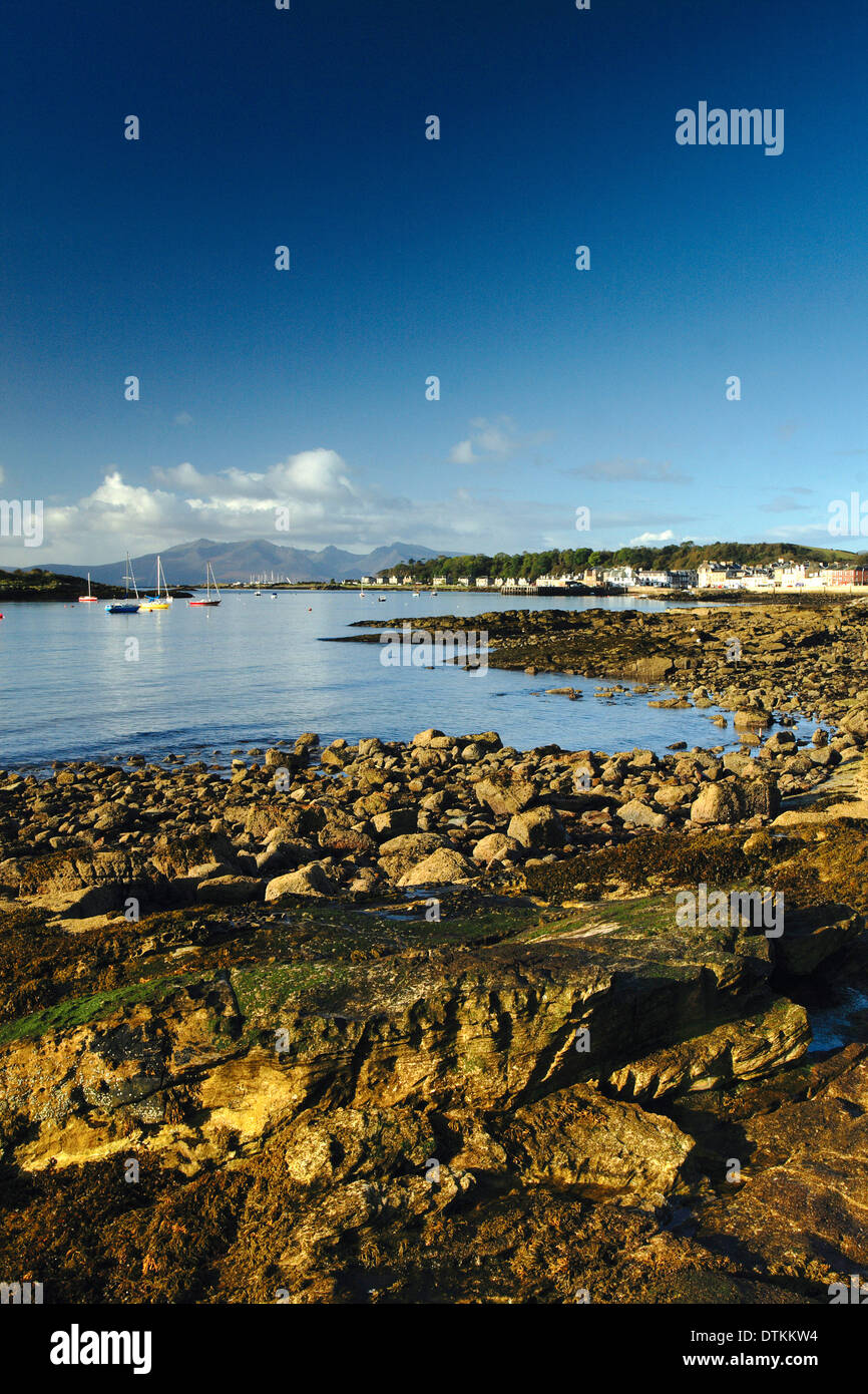 Arran da Millport, grande Cumbrae, Ayrshire Foto Stock