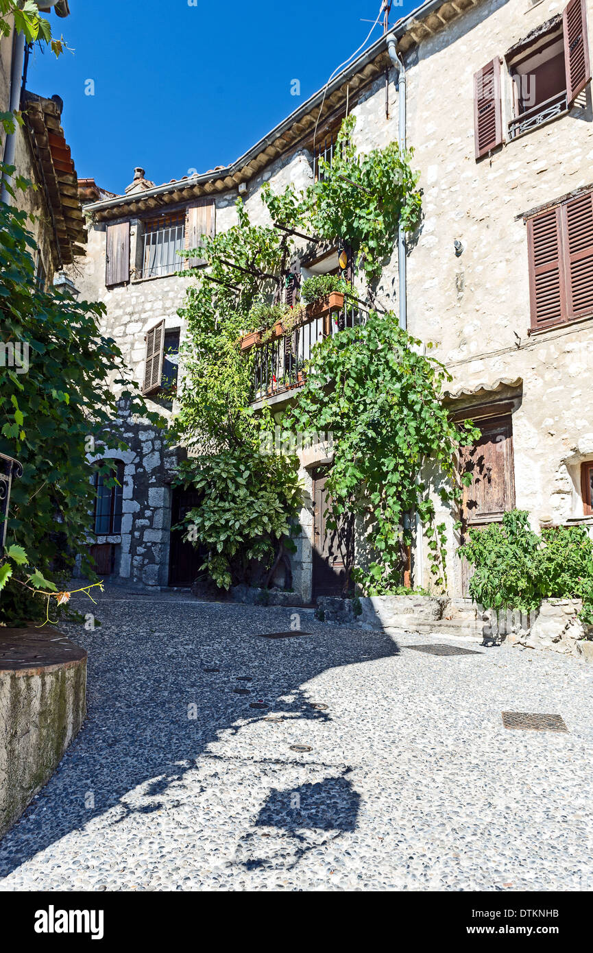 L'Europa, Francia, Alpes-Maritimes, Saint-Paul-de-Vence. Luogo tipico del villaggio. Foto Stock