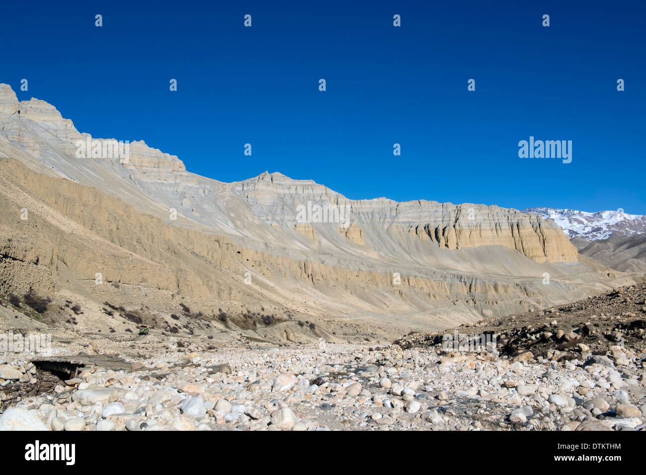 Lo splendido paesaggio di Mustang superiore, Nepal Foto Stock