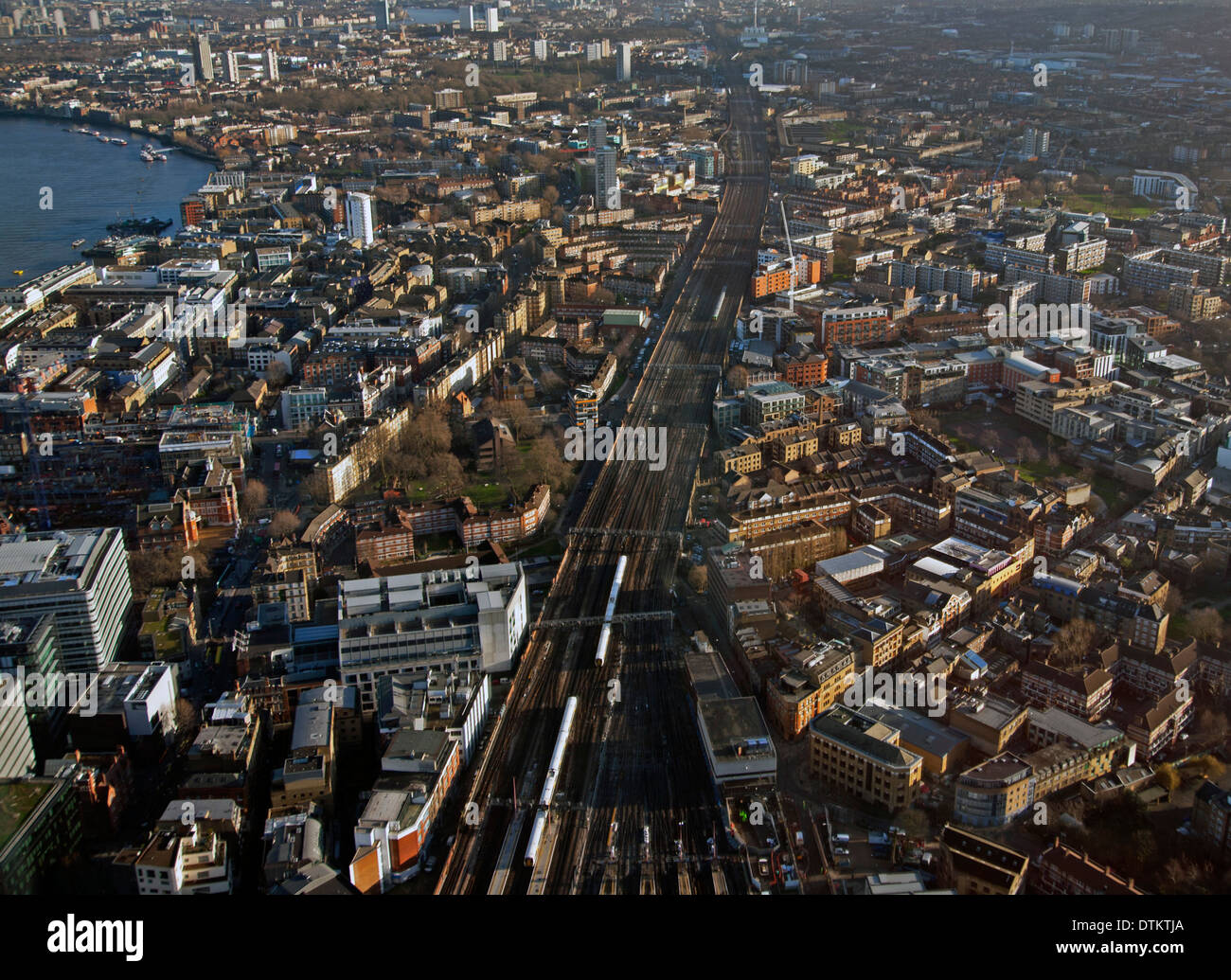 London city view formano l'edificio più alto in Europa "Shard' Foto Stock