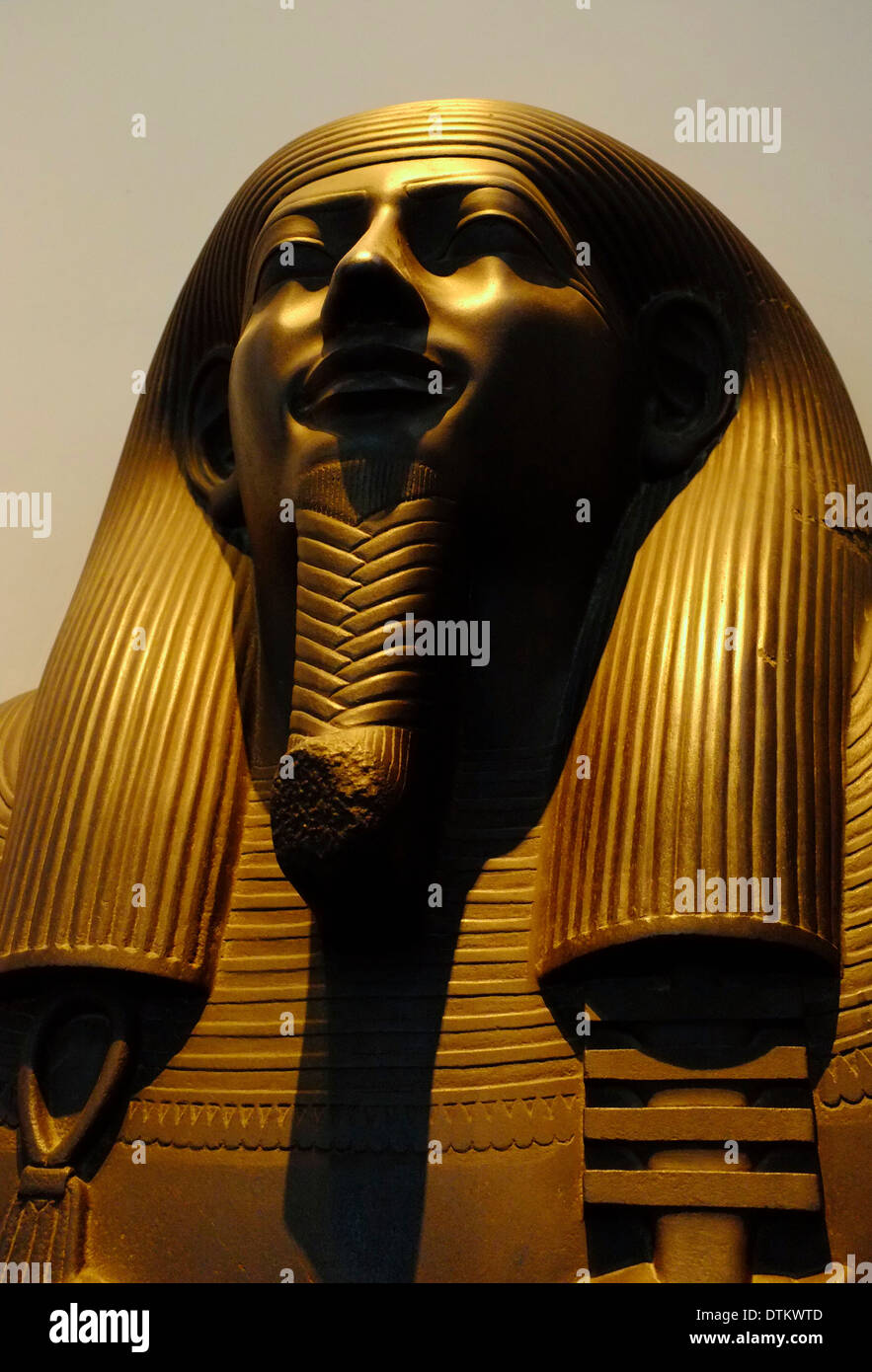 Reperti egizi al British Museum di Londra, Inghilterra Foto Stock