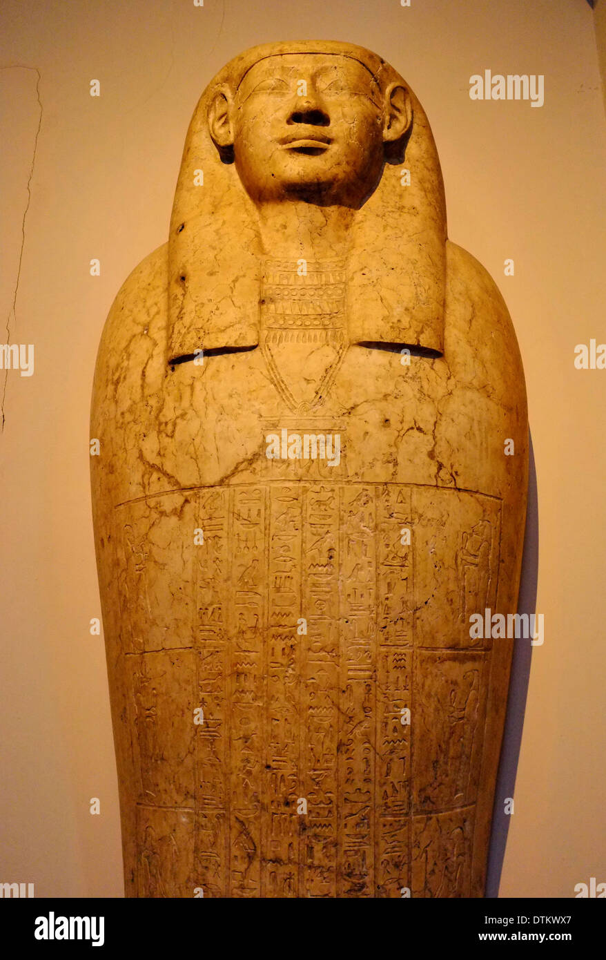 Reperti egizi al British Museum di Londra, Inghilterra Foto Stock