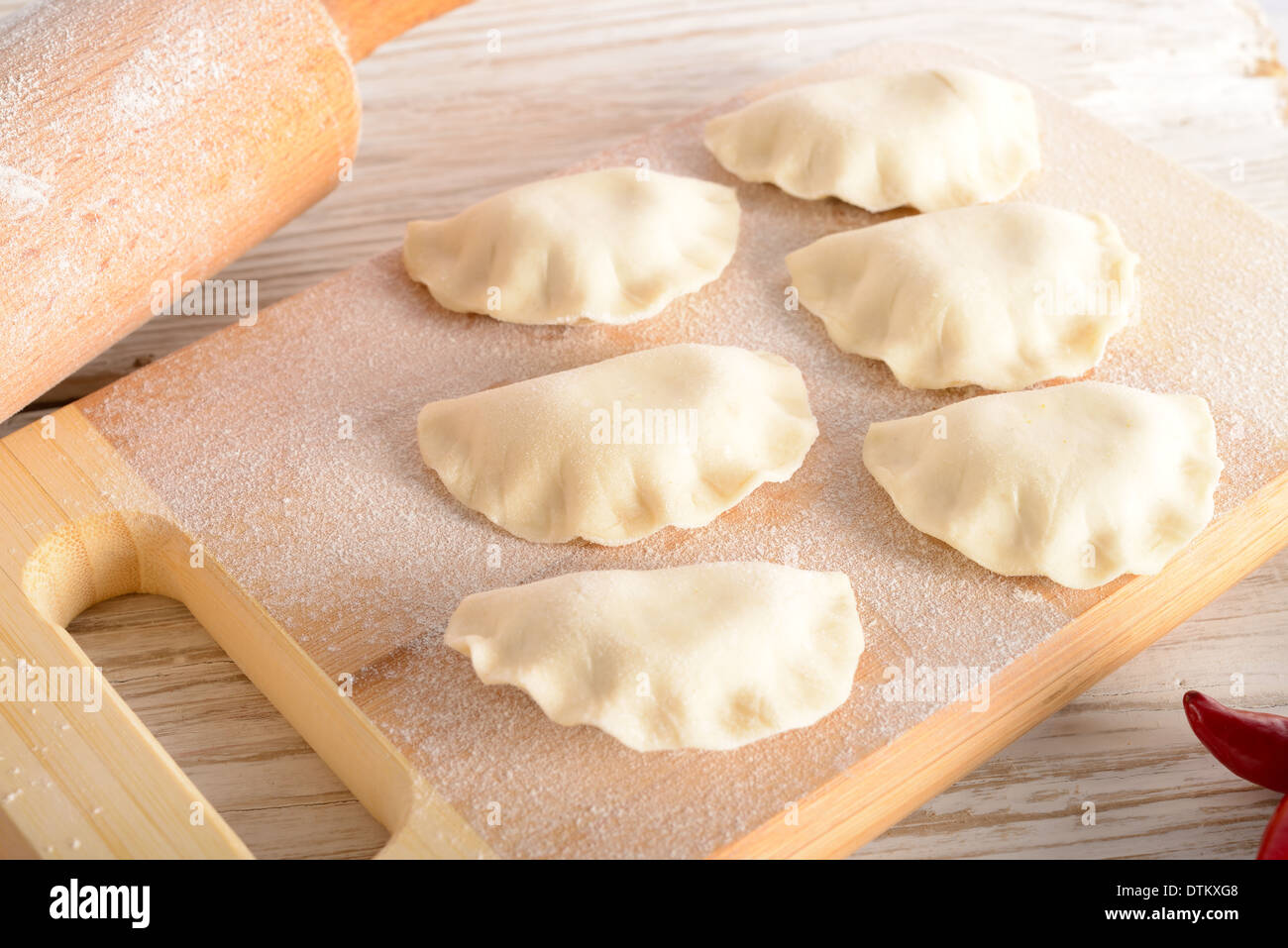 Pierogi.polacco piatto di Natale Foto Stock