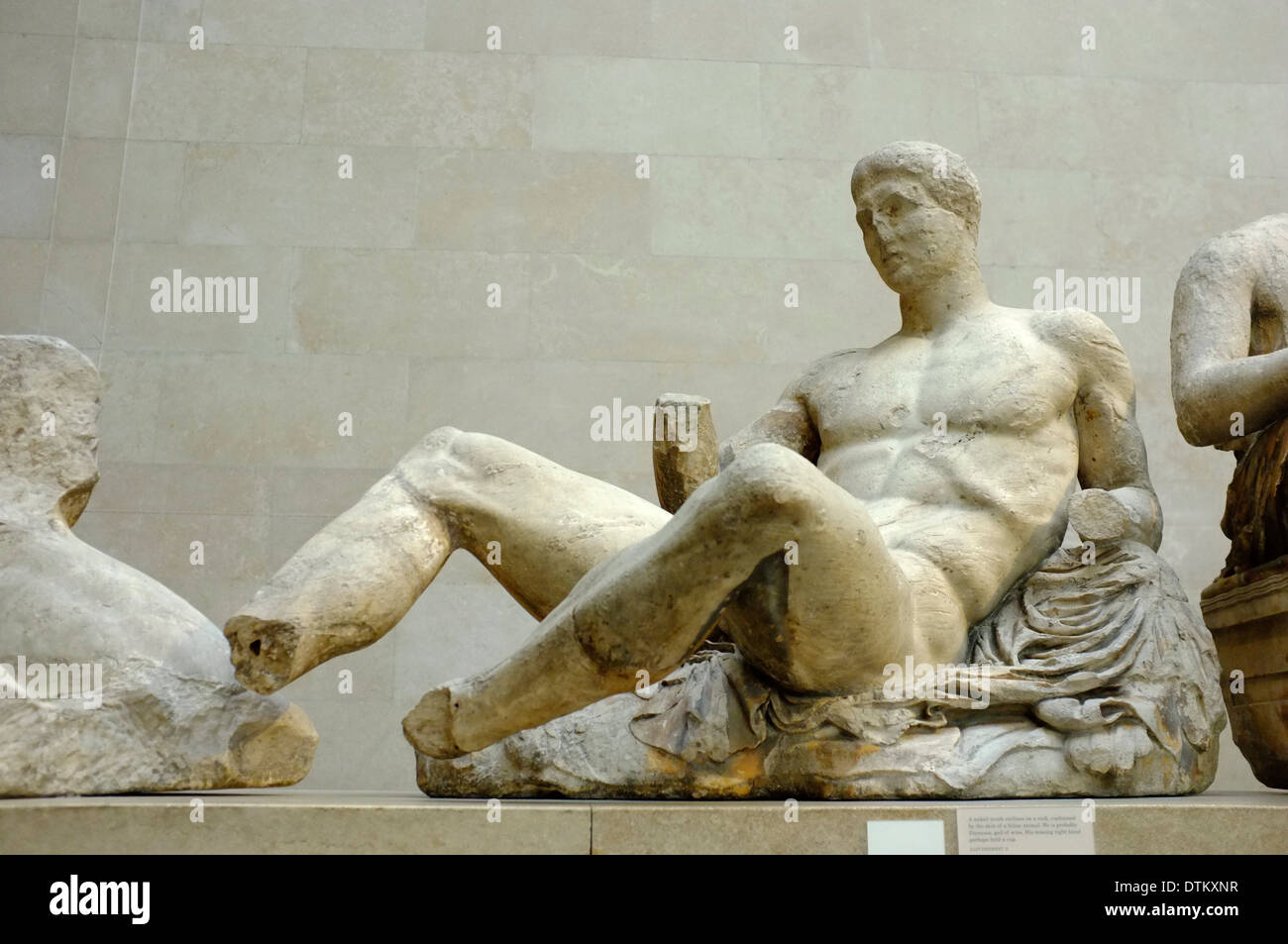 Marmi di Elgin/greca reperti romani presso il British Museum di Londra, Inghilterra Foto Stock