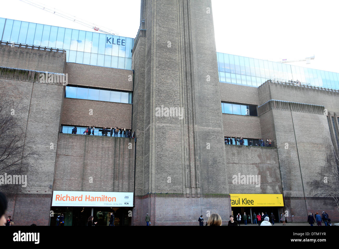 Regno Unito city of London Bankside la Tate Modern Gallery Foto Stock