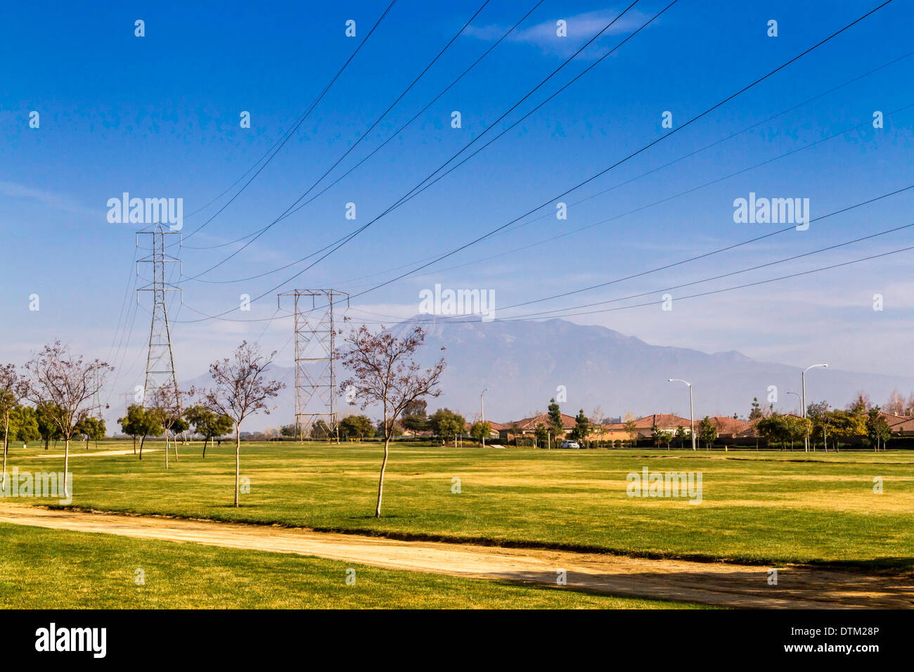 Beaumont California un campo da golf in un privato solo anziani del Webb case comunità Foto Stock