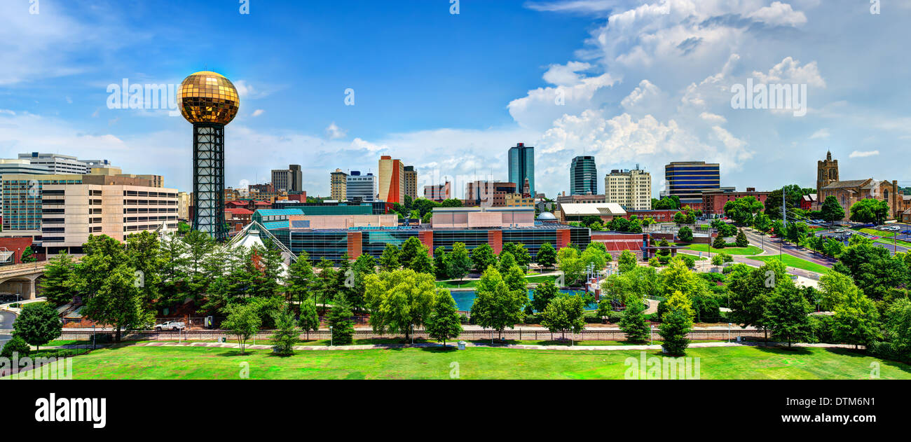 Knoxville, Tennessee, Stati Uniti d'America in centro a Fiera Mondiale del parco. Foto Stock