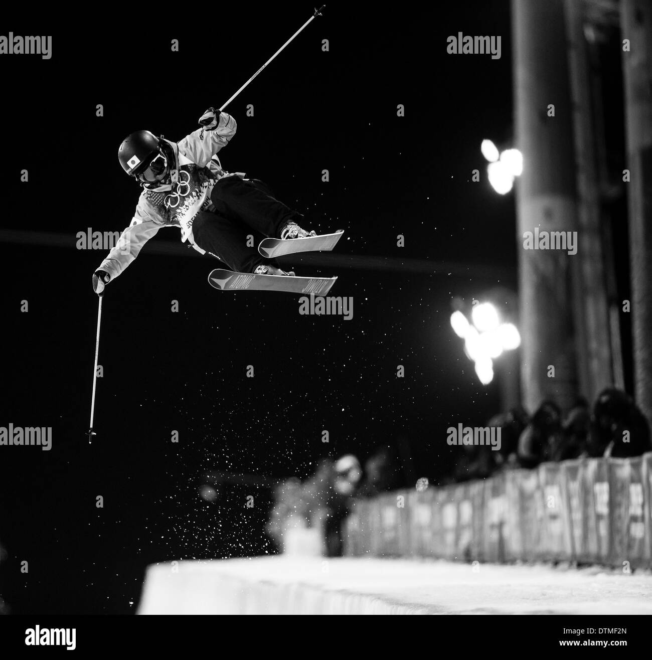 Sochi, Krai Krasnodar, Russia. Xx Febbraio 2014. Eventuale Bronze medallist l'Ayana ONOZUKA (JPN) in azione durante la finale di sci freestyle donna Halfpipe evento al Rosa Khutor Extreme Park, cluster di montagna - XXII Giochi Olimpici Invernali Credito: Azione Sport Plus/Alamy Live News Foto Stock