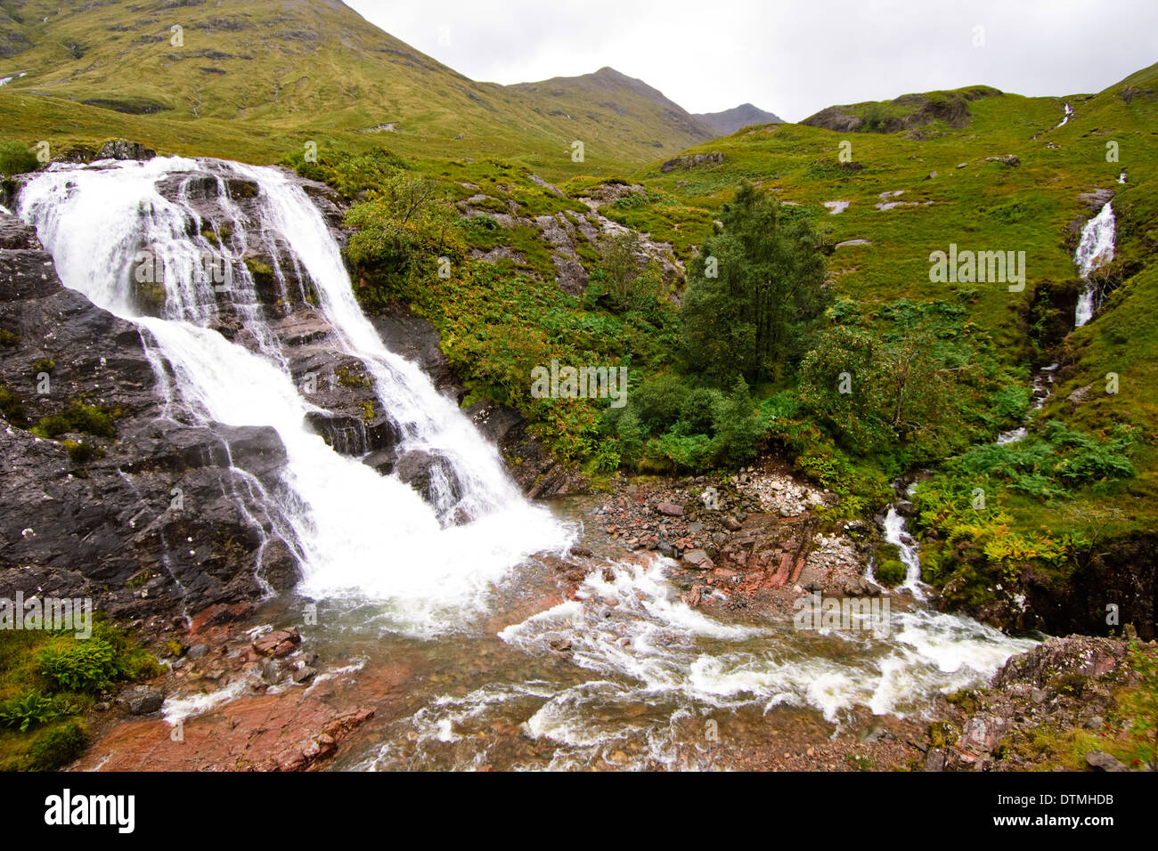 Cascate a Glencoe Foto Stock