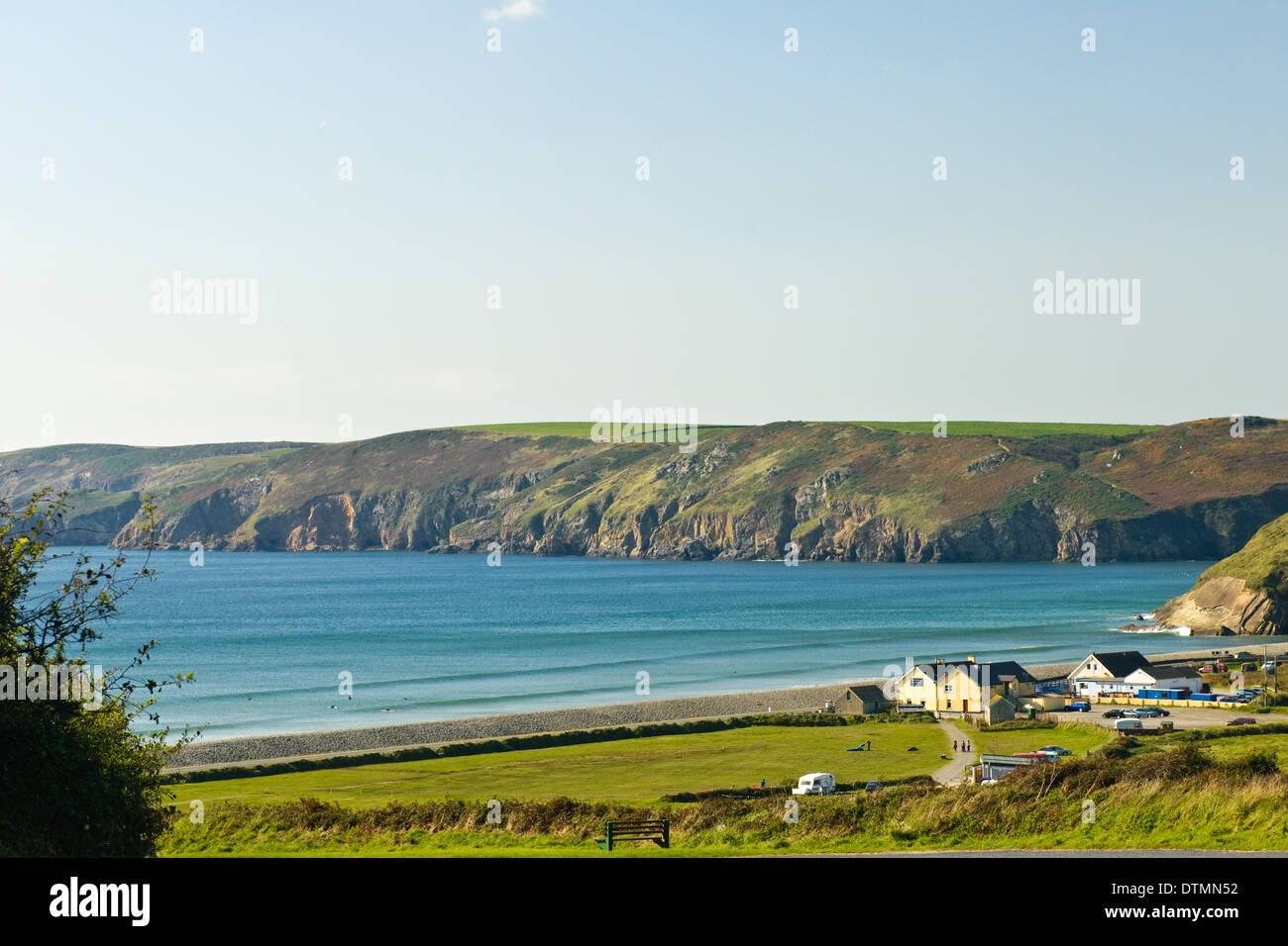 Seascape, San Brides Bay Pembrokeshire Coast National Park Foto Stock