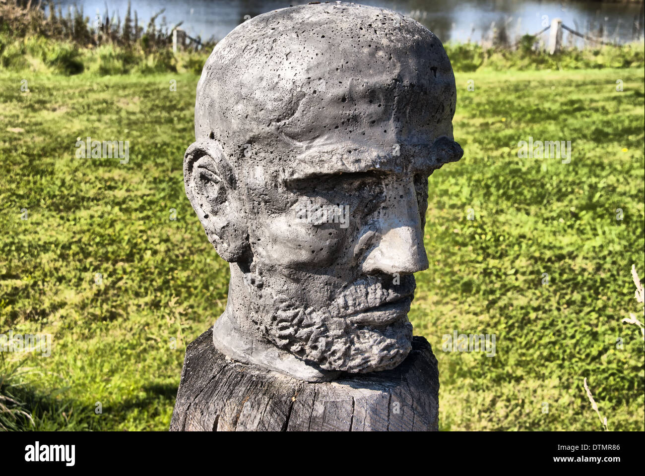 Scultura busto Foto Stock