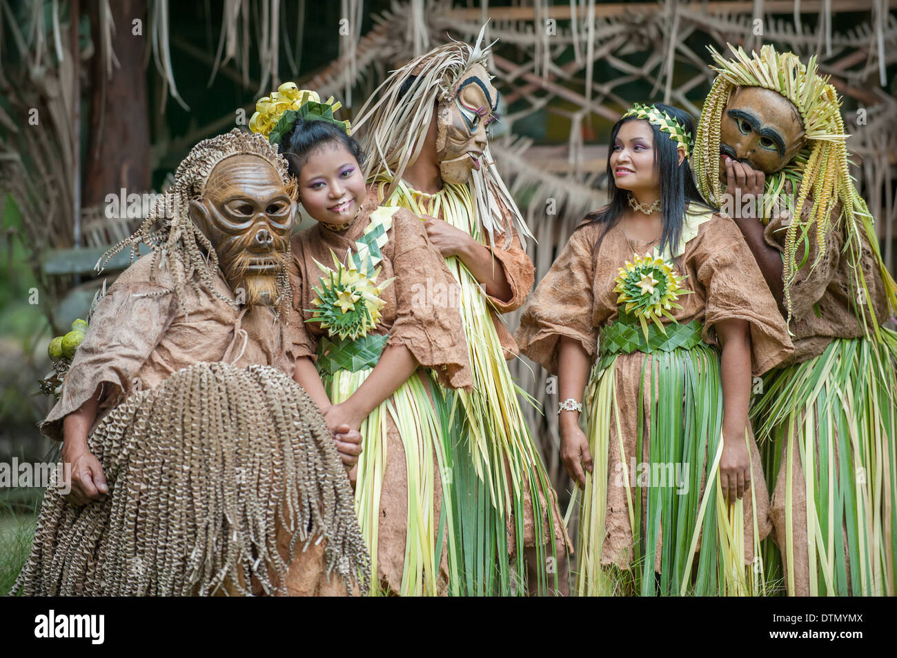 Mah Meri tribù della Malaysia Foto Stock