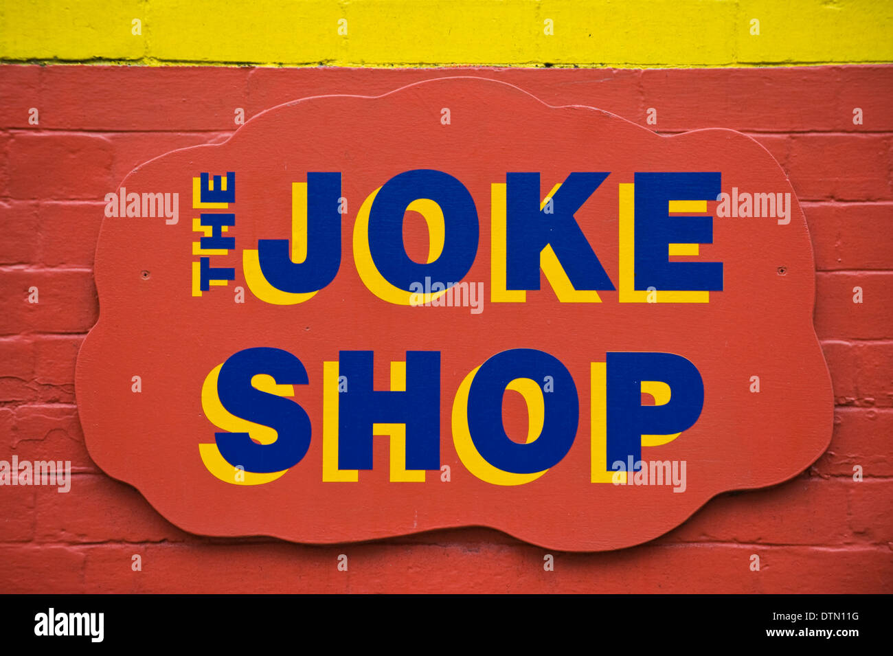 La barzelletta Shop in Scarborough North Yorkshire England Regno Unito Foto Stock
