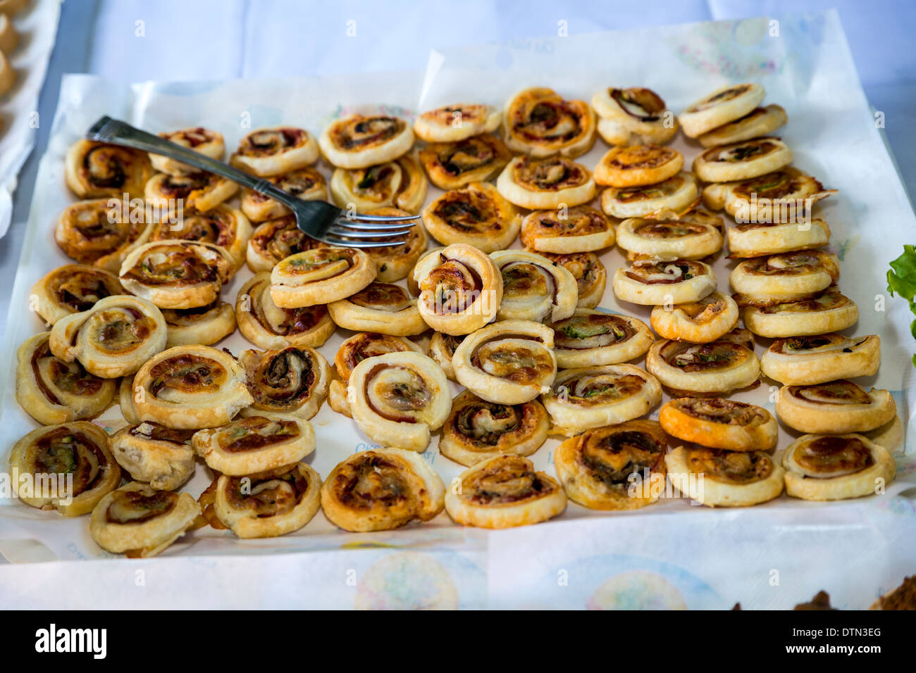 Pizza antipasti Foto Stock