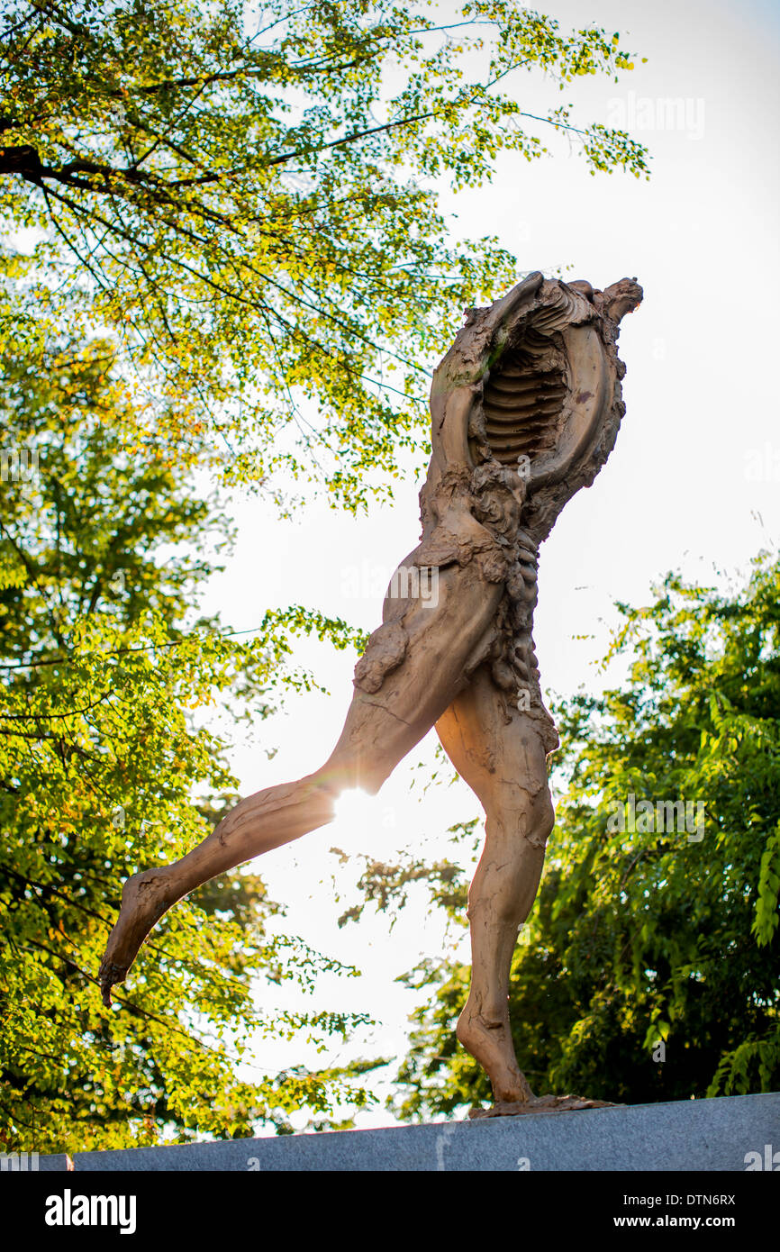 Statua di Lubiana , Slovenia Foto Stock