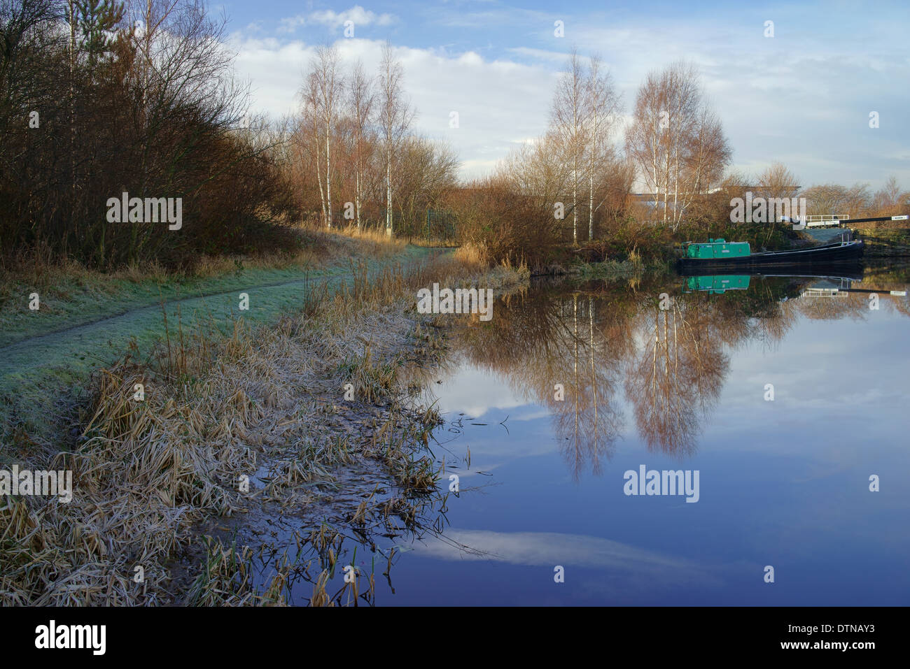UK,South Yorkshire,Sheffield Canal,Tinsley Marina Foto Stock