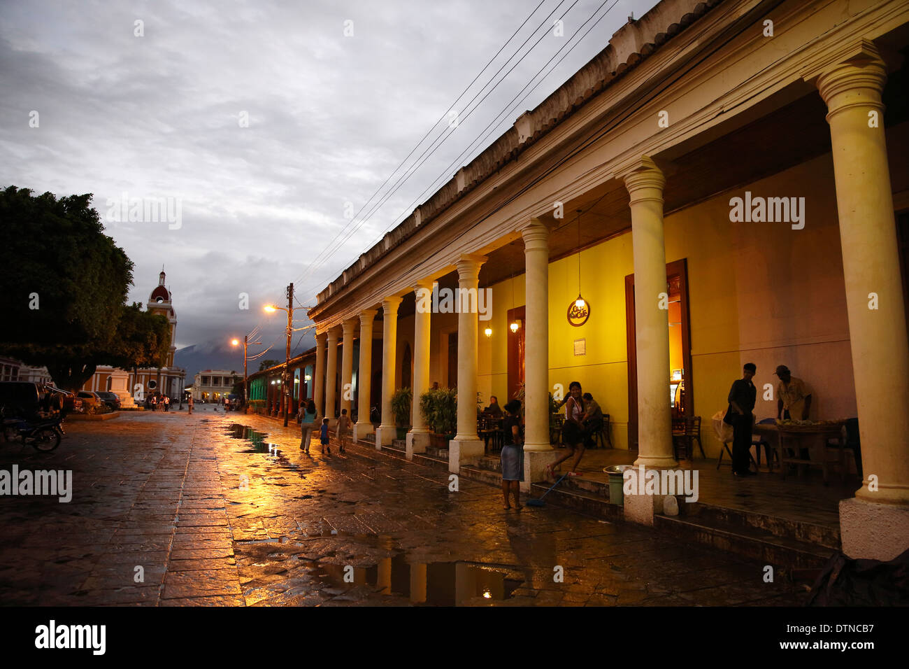 Plaza de la Independencia, Granada, Nicaragua Foto Stock