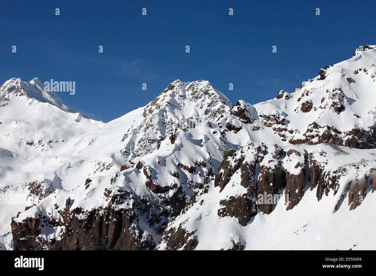 Elbrus. La montagna più alta in europa Foto Stock