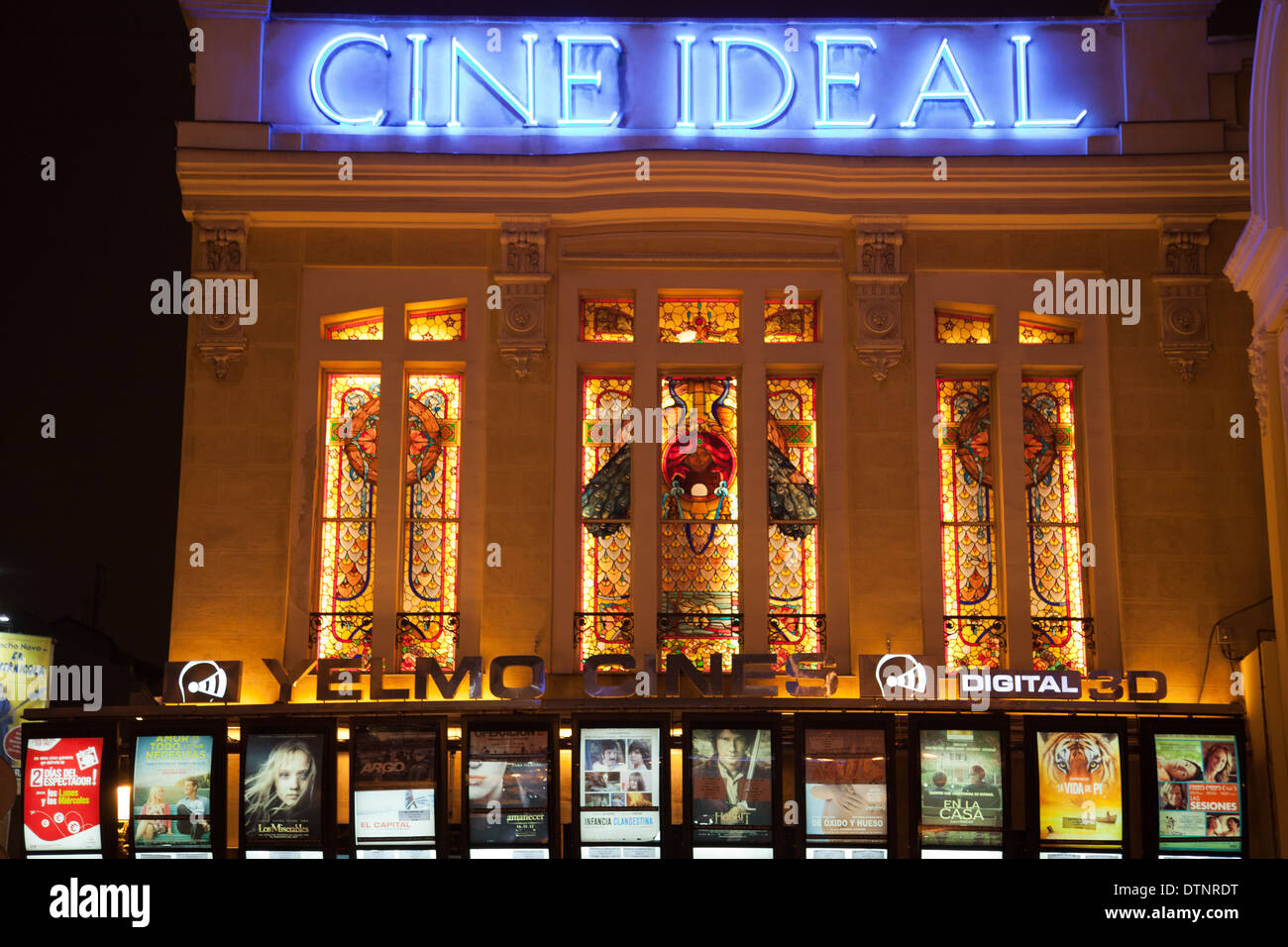 Cine ideale a Madrid Foto Stock