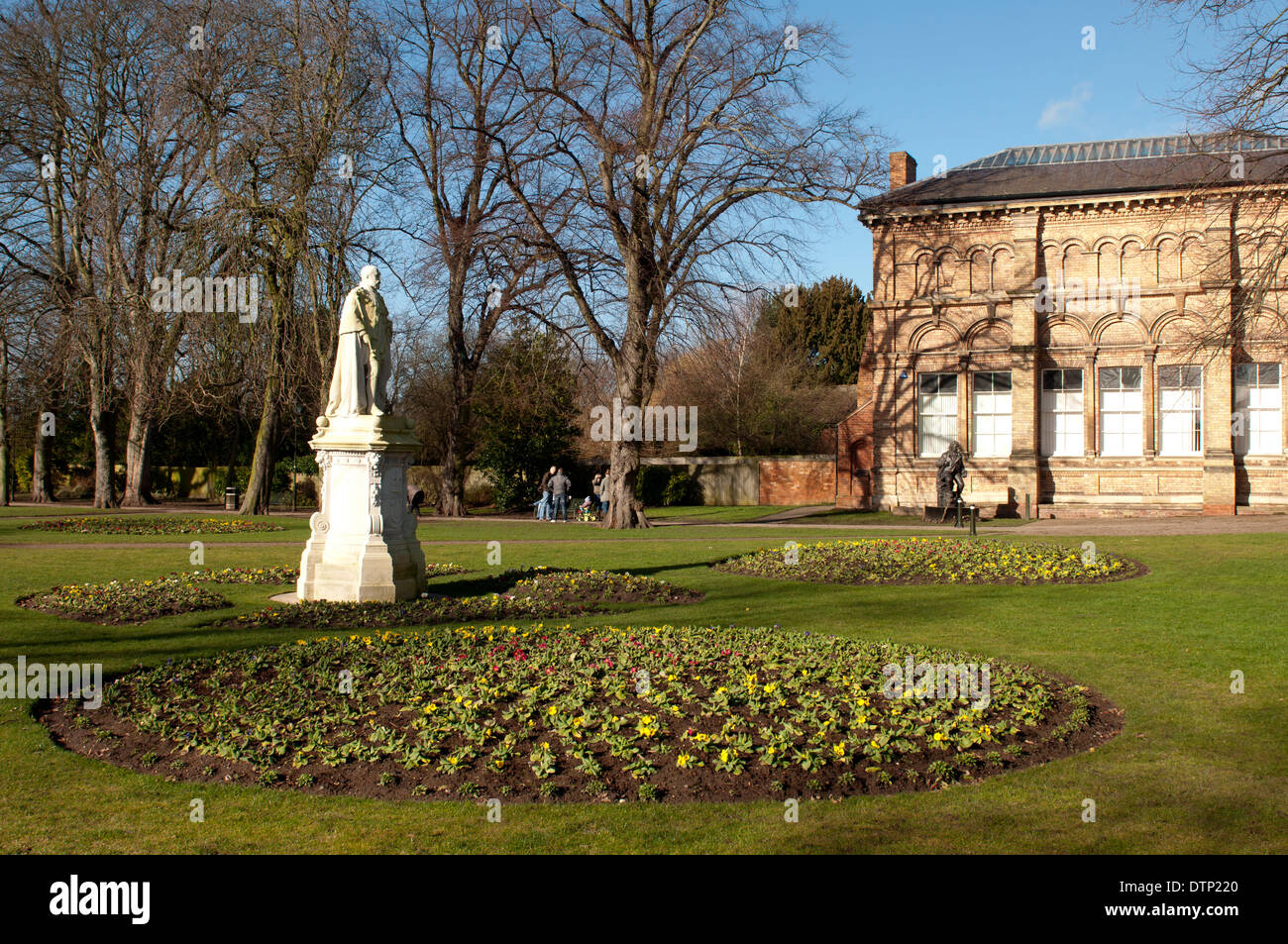 Beacon Park in inverno, Lichfield, Staffordshire, England, Regno Unito Foto Stock