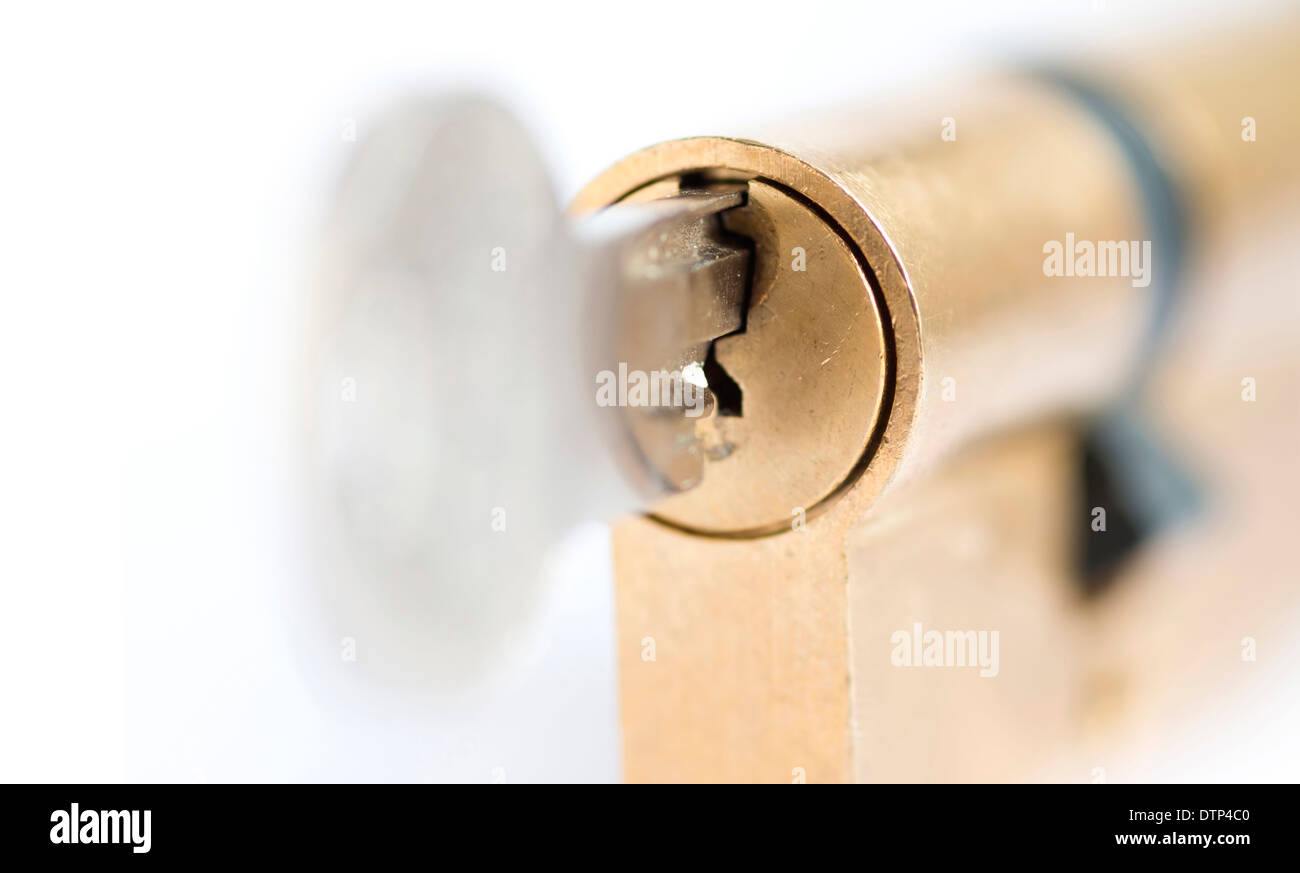 Ocked - serratura a cilindro - sotto chiave - senso di sicurezza Foto Stock
