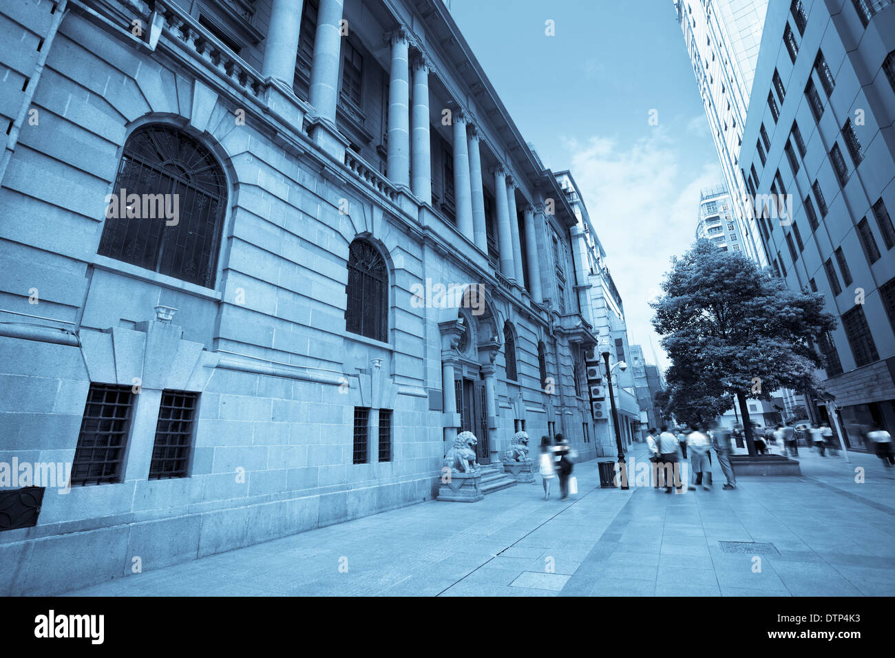 Edificio storico sulla via pedonale Foto Stock