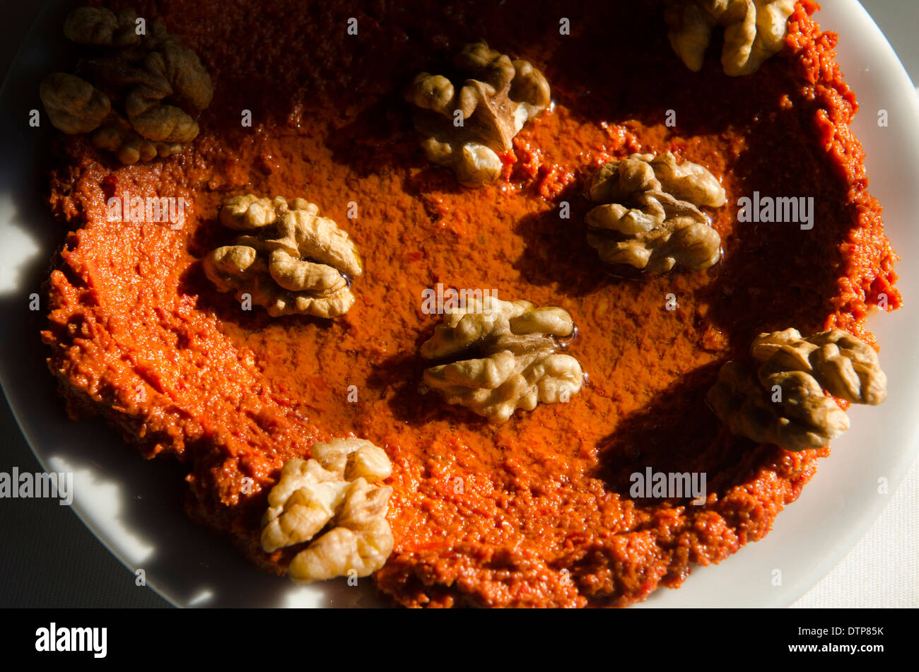 Spicy Ezme Biber Antakya Mezze Hatay Turchia Foto Stock