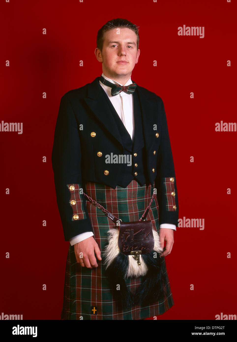 Kilt gallese Foto Stock