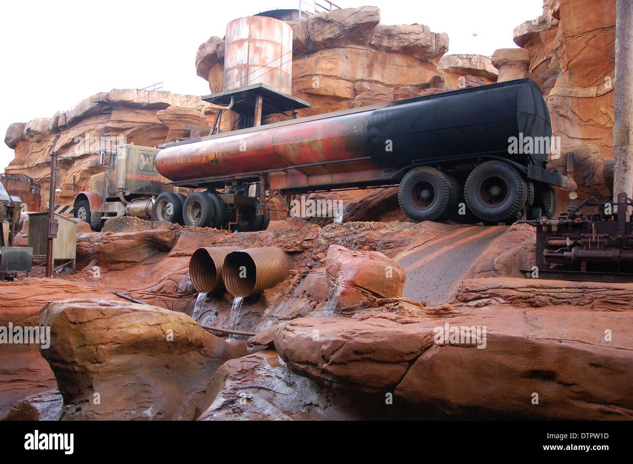 Stunt show a Disney World a Orlando, Florida, U.S.A. Foto Stock