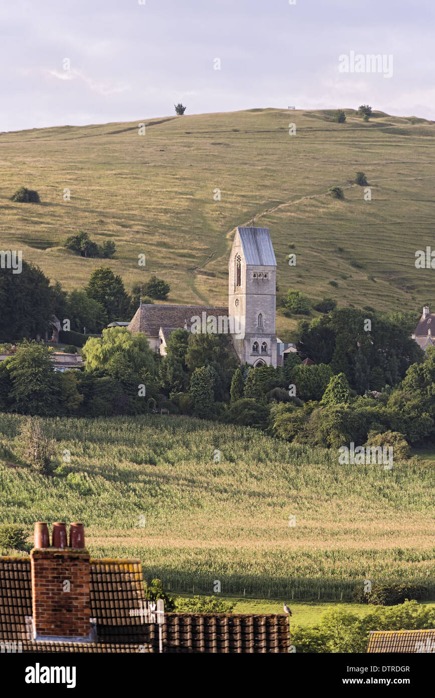 Chiesa di Selsley, Stroud, Gloucestershire Foto Stock