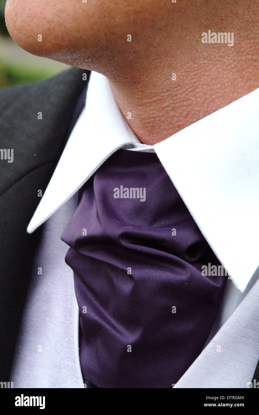 Tie collo o Cravat Foto Stock