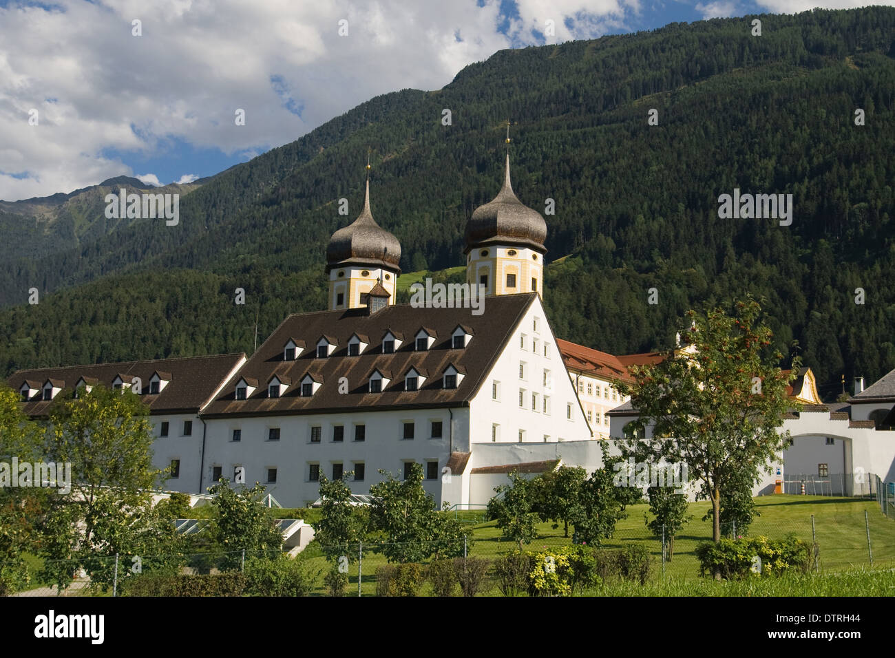 Stift abbazia Stams in Tirolo, Austria. Foto Stock