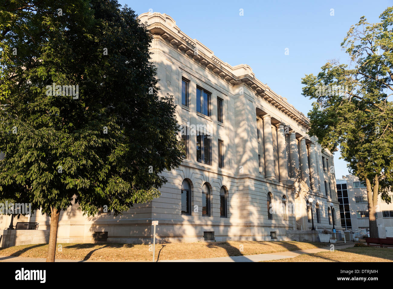 Il tribunale vecchio in Pekin, Tazewell County, Illinois, Stati Uniti Foto Stock