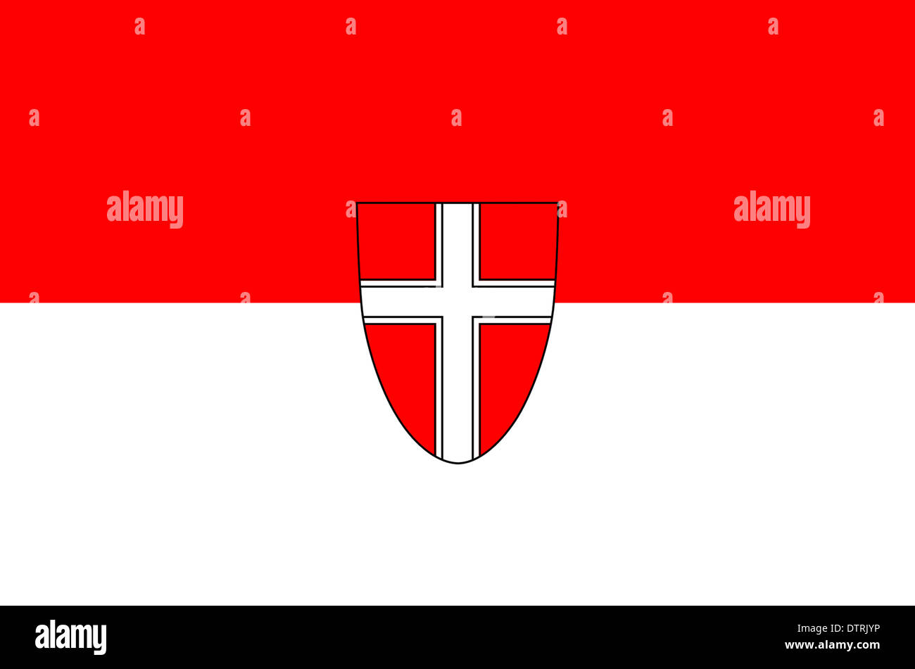 Bandiera della legge federale austriaca membro di Vienna. Foto Stock