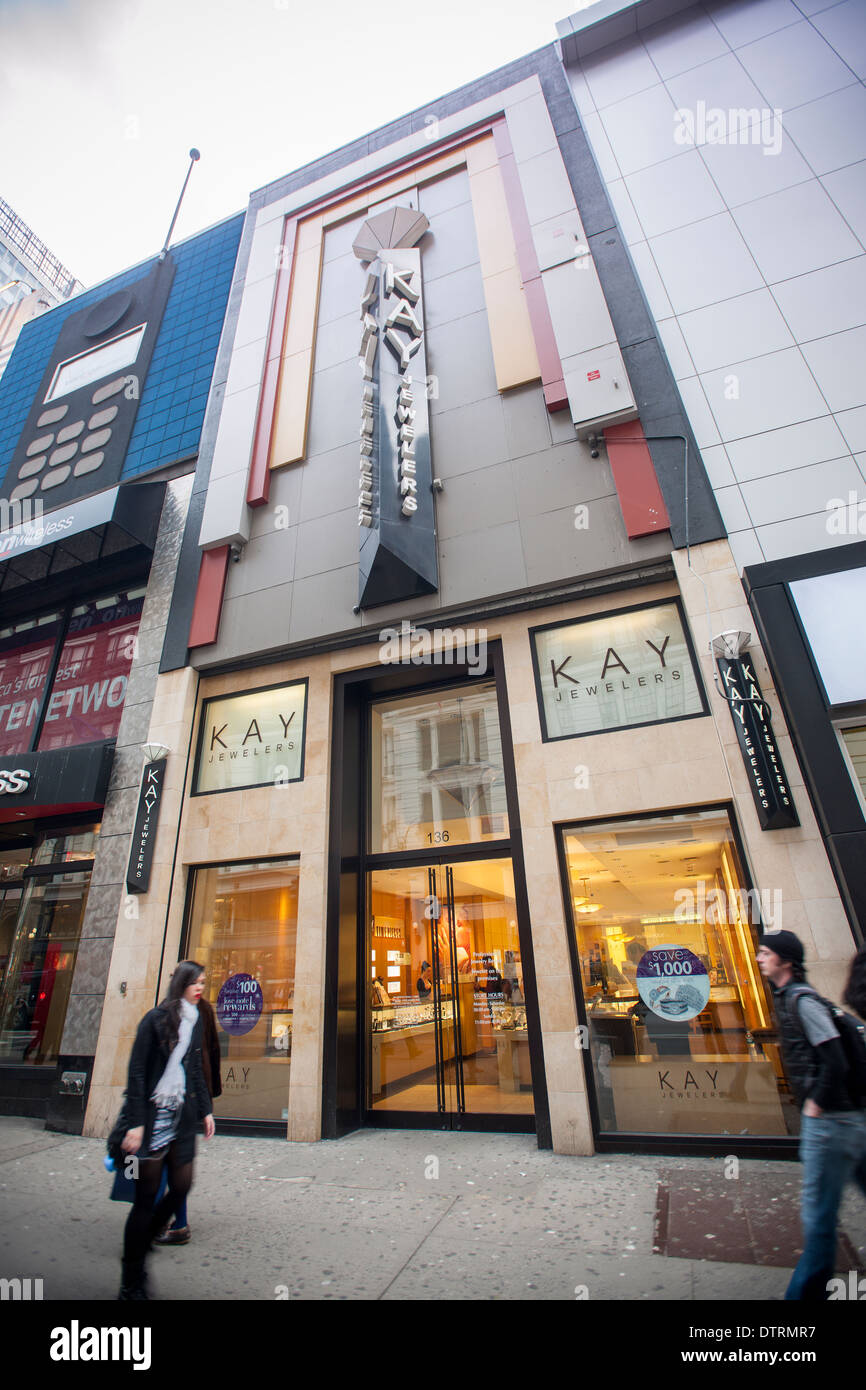 Un Kay Jewelers store in Herald Square a New York Foto Stock