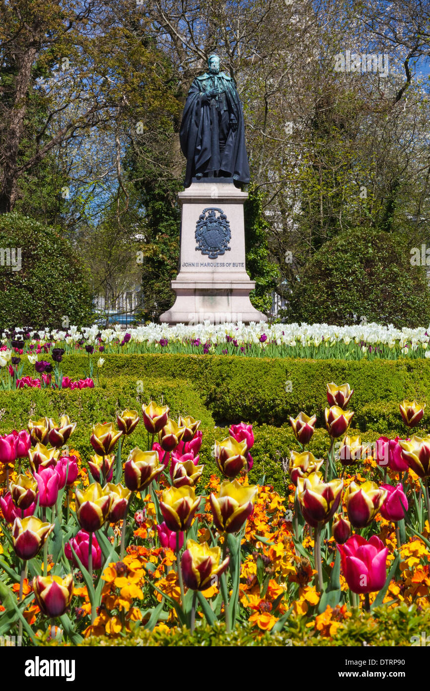 Fiori Cardiff Galles U.K. Foto Stock