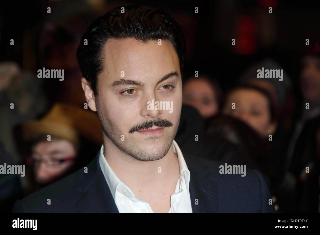 Londra, Regno Unito. 23 FEB 2014: Jack Huston al WhatsOnStage Awards 2014 tenutasi al Prince of Wales Theatre di Londra. Vedi foto di Li Capital/Alamy Live News Foto Stock