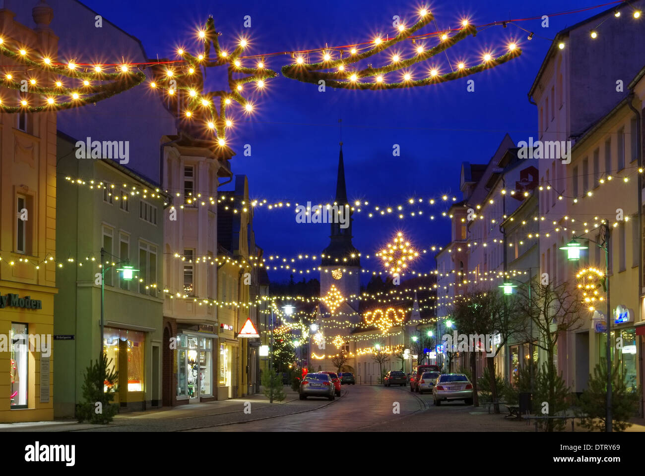 Weihnachtsmarkt Spremberg Spremberg - Mercatino di Natale 04 Foto Stock