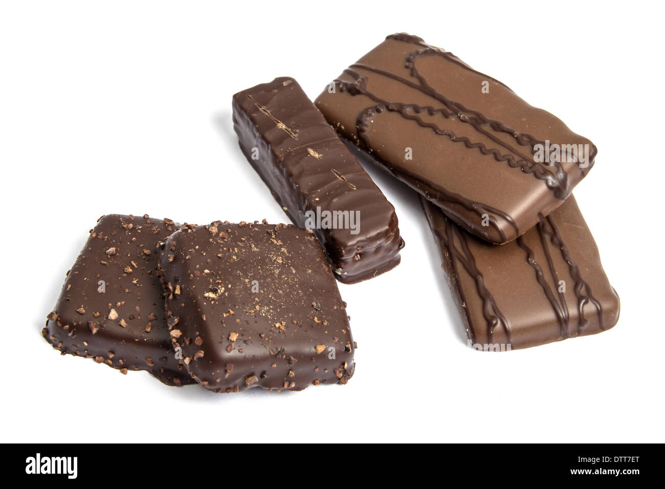 Deliziosi cioccolatini Foto Stock